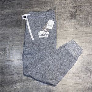 roots slim track pants